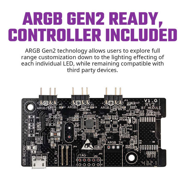 Cooler Master HAF 700 EVO ARGB Grey E-ATX Full Tower Case